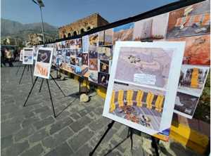 Husilerin Taiz halkına karşı işlediği suçları dünyaya hatırlatmak fotoğraf sergisi düzenlendi