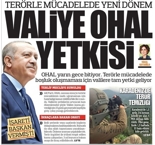 تركيا تعيش "آخر يوم من حالة الطوارئ"