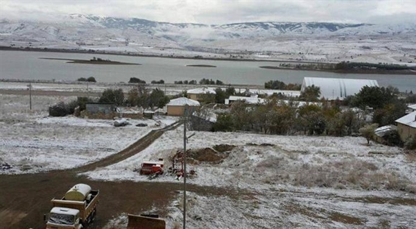 بداية موسم الثلوج في تركيا