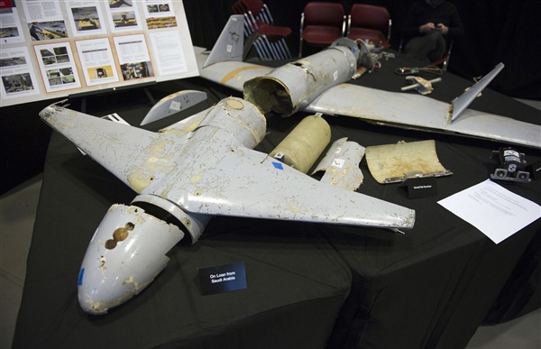 مضادات الجيش الوطني تسقط طائرة مسيرة تابعة لميليشيات الحوثي في حجة