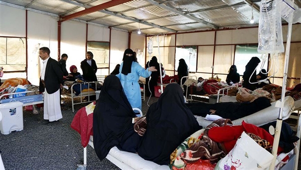 آلاف الإصابات بالكوليرا في هجوم جديد للوباء في محافظة تعز