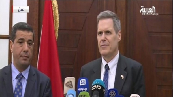 السفير الأمريكي يحمل ميليشيات الحوثي مسؤولية عرقلة اتفاق السلام في اليمن