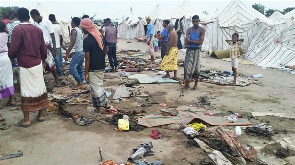 "الكوليرا" تهدد حياة آلاف النازحين في بلدة الخوخة غربي اليمن