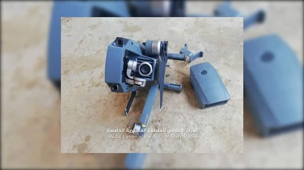 الجيش يسقط طائرة استطلاع حوثية في حجة
