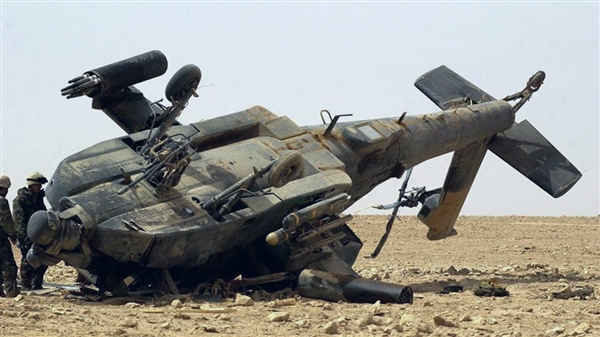 مليشيات الحوثي تعلن إسقاط طائرة أباتشي سعودية قبالة عسير