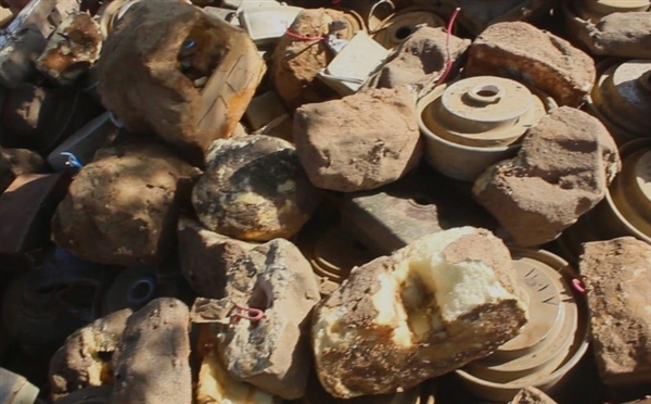 الجيش اليمني يتلف 1750 لغم في جبهة مران بصعدة