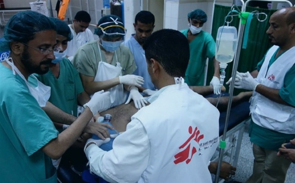 أطباء بلا حدود : أكثر من 160 ألف مصاب تمت معالجتهم في اليمن