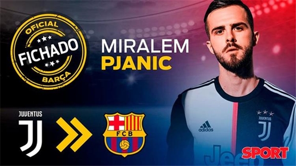 برشلونة يعلن ضم بيانيتش ورحيل أرثور إلى اليوفي
