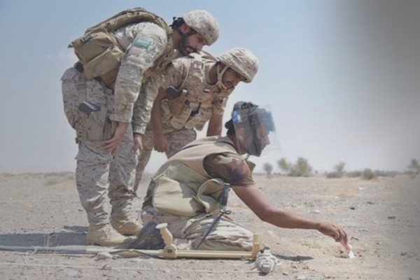 خلال الأسبوع الثاني من يوليو.. انتزاع أكثر من ألف لغم زرعتها مليشيات الحوثي