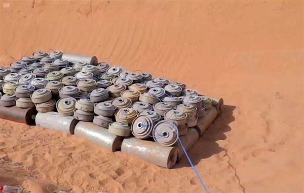 نزع 1157 لغم وعبوة ناسفة خلال الأسبوع الثاني من الشهر الجاري