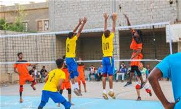 فريق الشعلة يحرز بطولة دوري الشباب لكرة الطائرة لأندية عدن