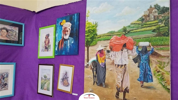 Kuşatma altındaki Taiz'de barışı çizdiler