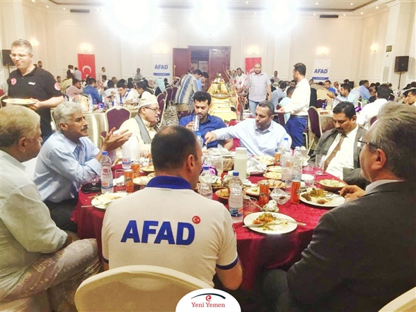 AFAD'dan Yemen'deki sivil toplum kuruluşları yetkililerine iftar