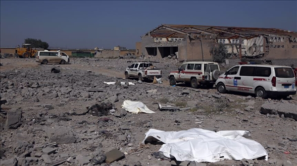Bombalanan cezaevi enkazından 123 ceset çıkarıldı