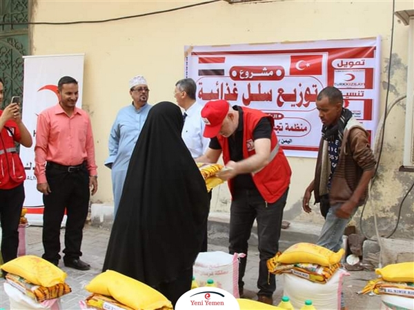 Türk Kızılay'ından gıda yardımı