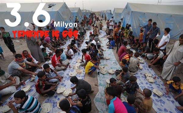 Yemen'de savaş 3.6 milyon kişiyi evinden etti