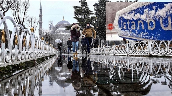 İstanbul beyaza büründü