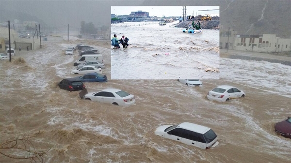Yemen'de yüzlerce aile sel nedeniyle mahsur kaldı