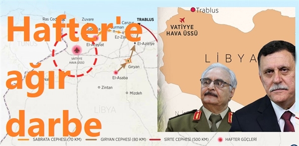 Libya ordusu Vatiyye Askeri Üssü’nü ele geçirdi