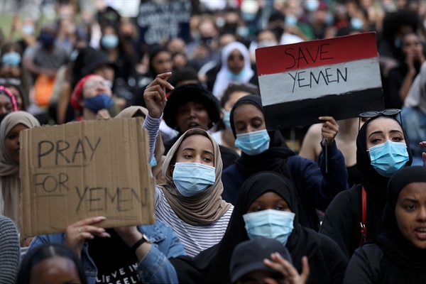 İngiltere’de Suudi Arabistan karşıtı dev gösteri