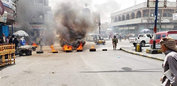 Taiz’de askerlerden protesto eylemi