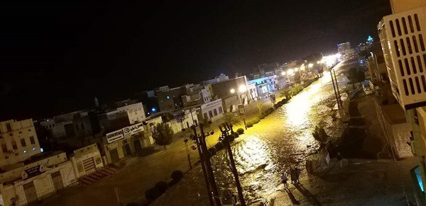 Hadramevt’te şiddetli yağmur sebebiyle sel oluştu