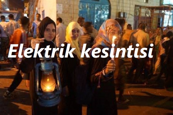 Geçici başkent Aden karanlıkta kaldı