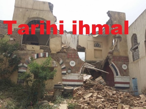 Yemen’de Osmanlı döneminden kalma bina bakımsızlıktan çöktü