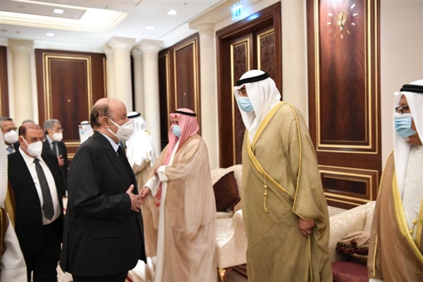 Yemen Cumhurbaşkanı Hadi, taziye ziyareti için Kuvet'te