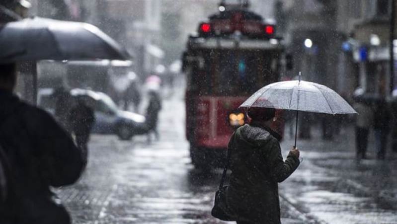 İstanbul için sağanak yağmur uyarısı