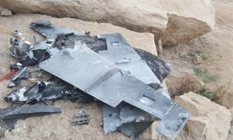 الجيش الوطني يسقط طائرة مسيرة أطلقتها المليشيات في صعدة