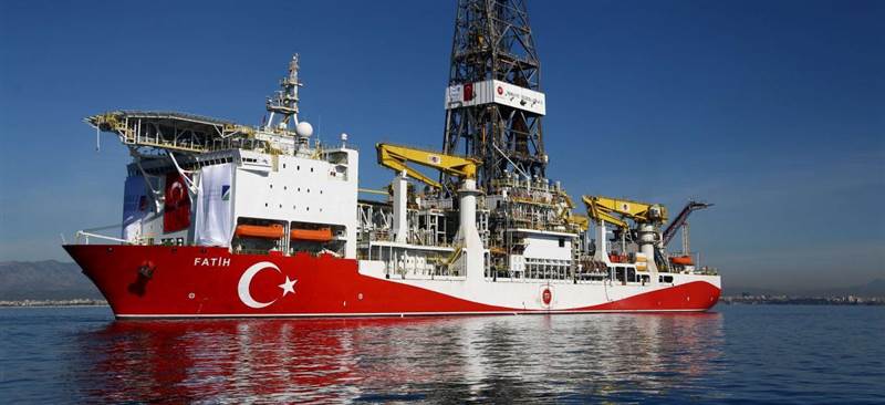 سفينة "الفاتح" التركية تصل منطقة التنقيب بالبحر الأسود