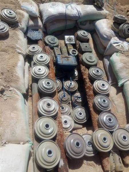 إتلاف أكثر من ألفي لغم زرعتها مليشيا الحوثي الإرهابية في شبوة