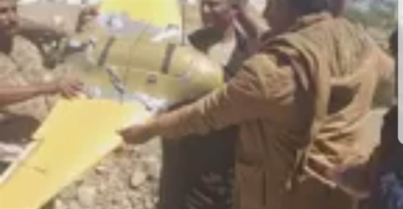 إسقاط طائرة مسيرة أطلقتها المليشيات الإرهابية غربي تعز