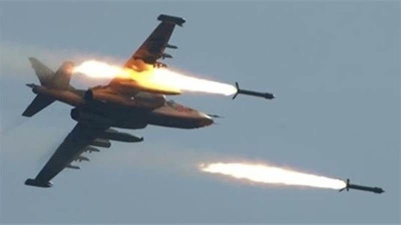 مقاتلات التحالف تستهدف مواقع وتعزيزات للمليشيات الانقلابية غربي مأرب