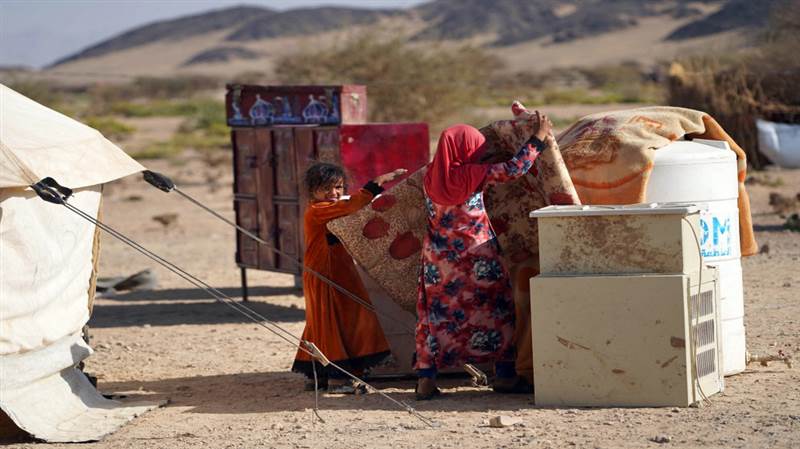 النازحون في مأرب يواجهون المجهول مع اشتداد القتال في شمال اليمن