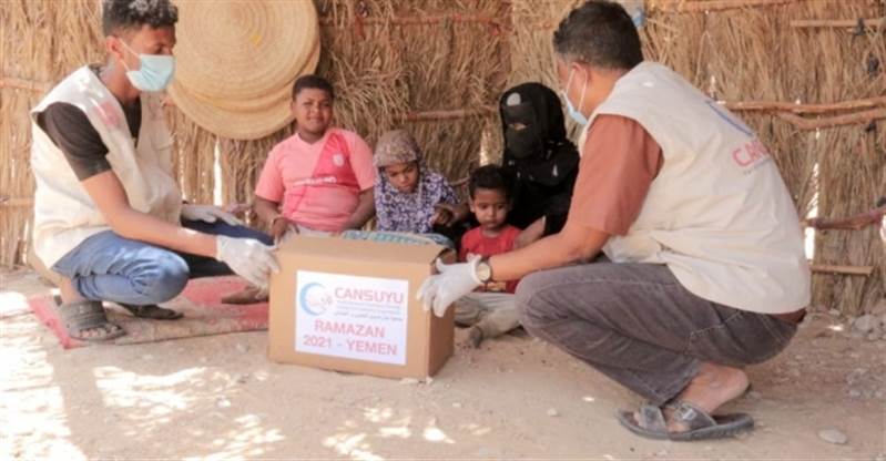Türkiye’den Ramazan münasebetiyle Yemen’de 10 bin kişiye yardım