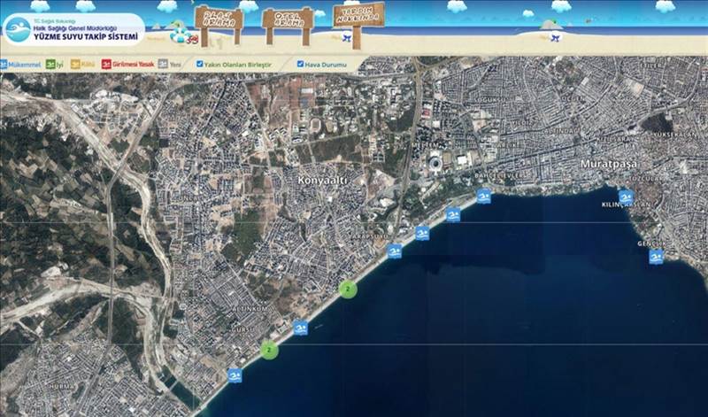 تركيا الثالثة عالميا في شواطئ الراية الزرقاء