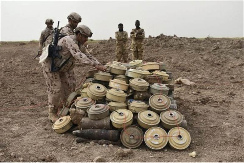 Taiz'in güneyinde bin 800 Husi mayını imha edildi