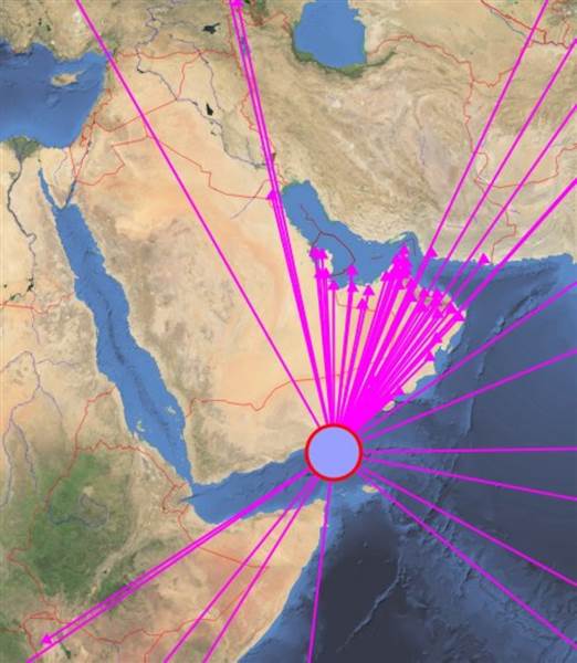 بقوة 5.7.. زلزال شديد يضرب خليج عدن