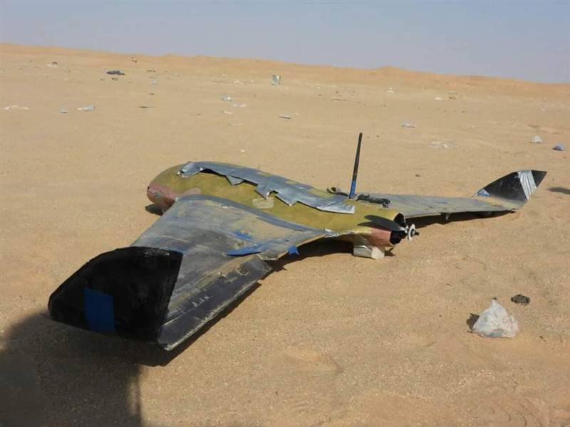 دفاعات الجيش تسقط طائرتين مسيرتين في جبهة صرواح بمأرب