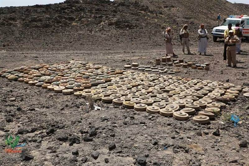 "مسام" ينتزع أكثر من 1.415 لغمًا في اليمن خلال أسبوع