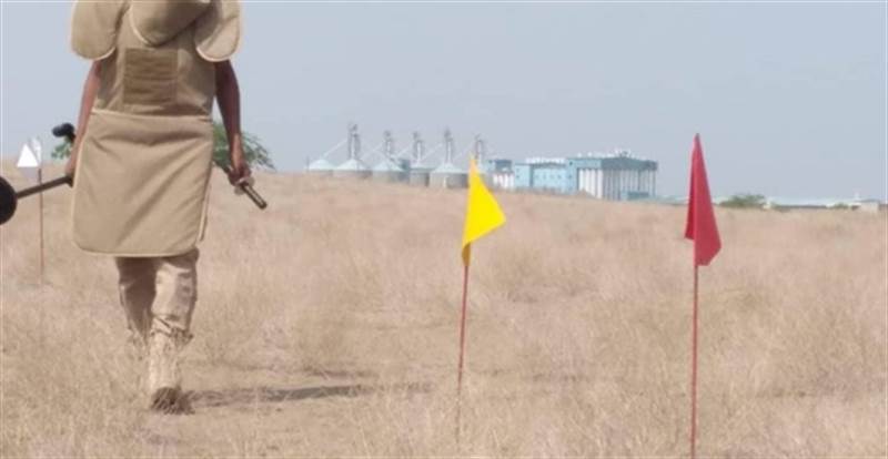 تفكيك شبكة ألغام زرعتها مليشيا الحوثي في مدينة الحديدة