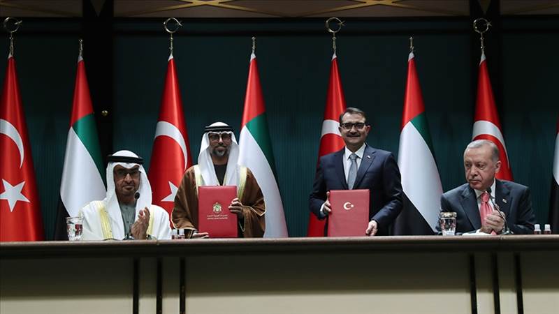 تركيا والإمارات توقعان 10 اتفاقيات في مجالات مختلفة