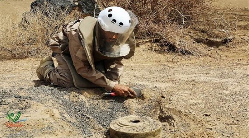 Yemen’de 2022'nin ilk haftasında 2 bin 427 mayını temizledi