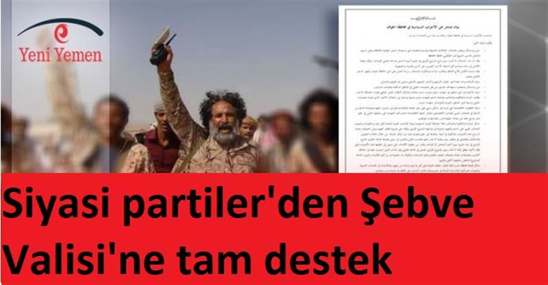 Yemen’de siyasi partiler El Cevf Valisi’ne yönelik karalama kampanyasına kınama