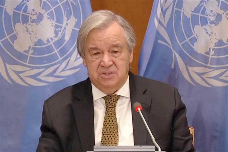 Guterres, Koalisyonun Sada'daki bir gözaltı merkezine düzenlediği saldırıları kınadı