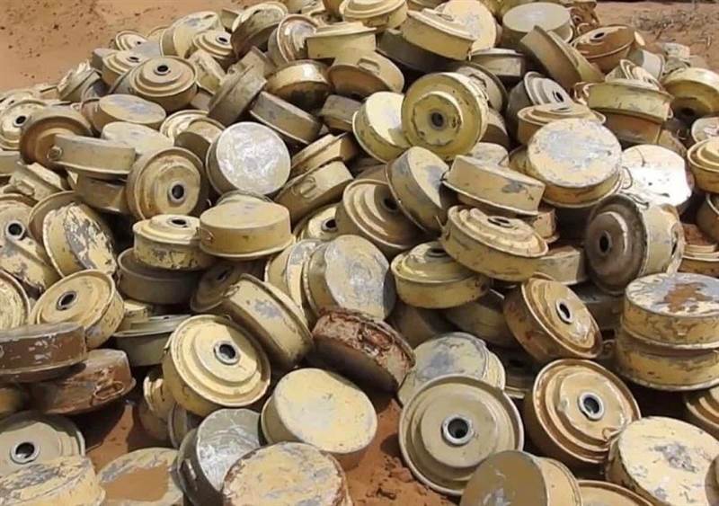 بلغت أكثر من 320 ألفاً.. "مسام" ينتزع 873 لغماً خلال أسبوع زرعتها مليشيا الحوثي