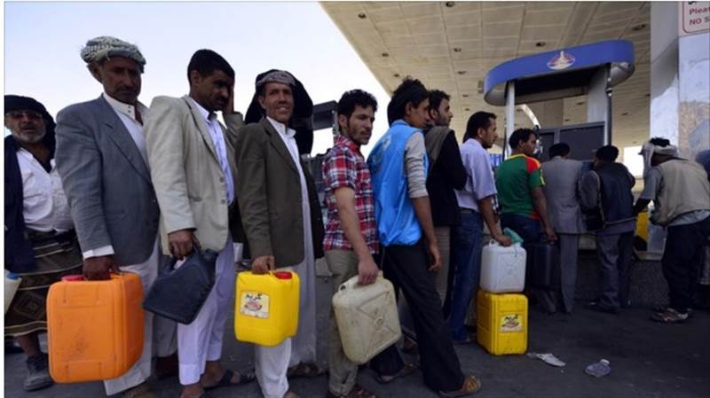 Yemen’in başkenti Sana’da mazot krizi