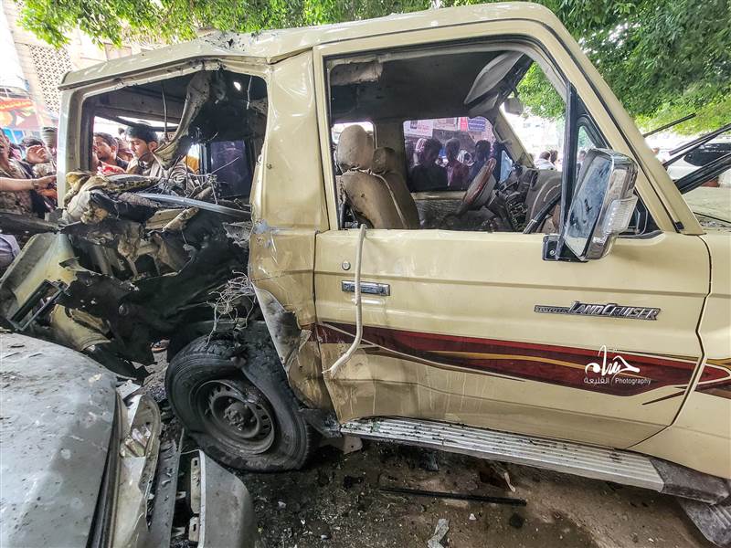 جرحى إثر انفجار عبوة ناسفة في تعز